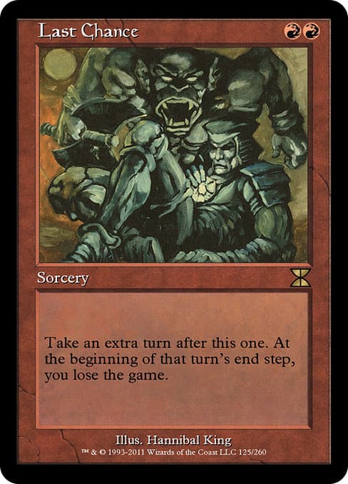 Last Chance from Masters Edition IV (Rare)