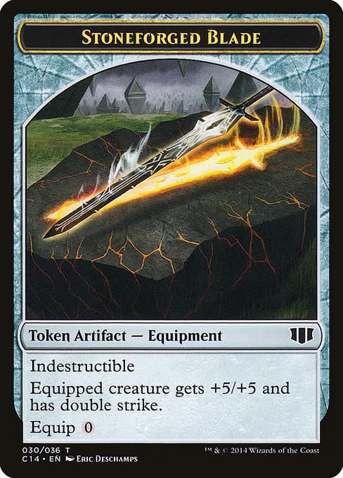 Stoneforged Blade from Commander 2014 Tokens (Common)