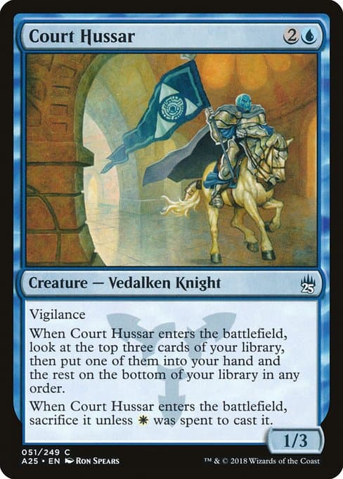 Court Hussar from Masters 25 (Common)