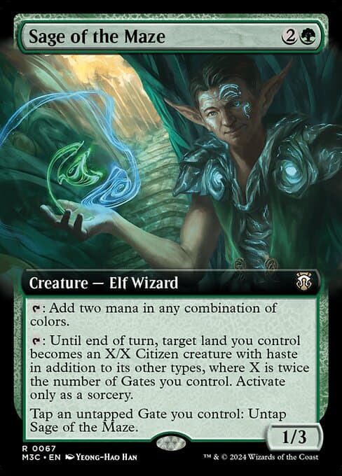 Sage of the Maze from Modern Horizons 3 Commander (Rare)