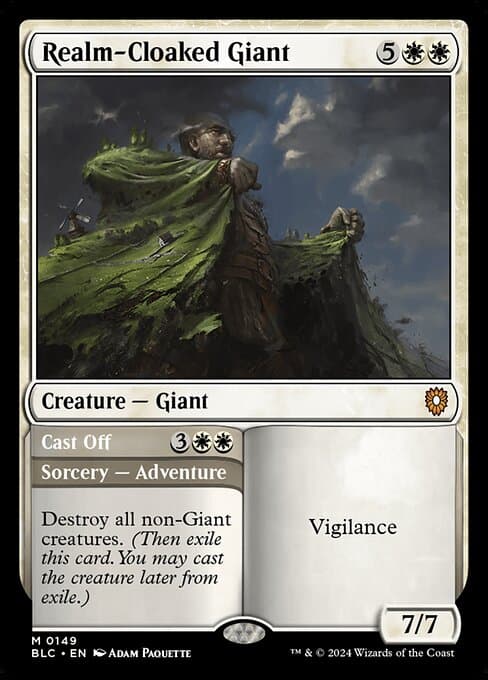 Realm-Cloaked Giant // Cast Off (Mythic)