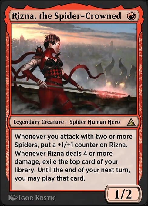 Spinneret and Spiderling from Through the Omenpaths (Rare)