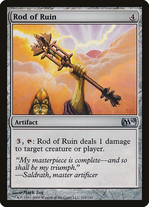 Rod of Ruin from Magic 2010 (Uncommon)