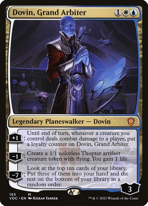 Dovin, Grand Arbiter from Crimson Vow Commander (Mythic)