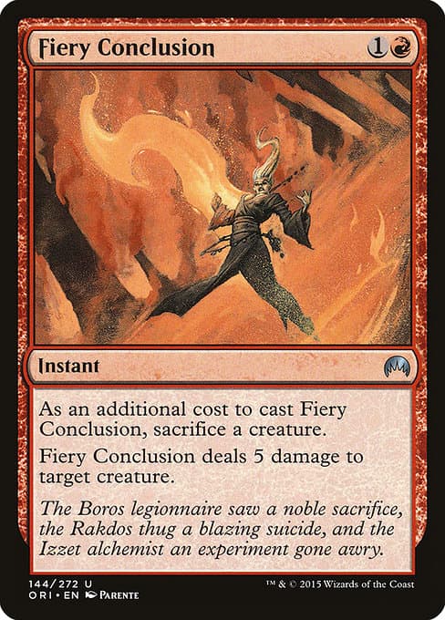 Fiery Conclusion from Magic Origins (Uncommon)