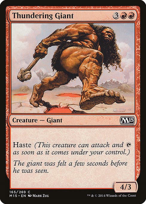 Thundering Giant from Magic 2015 (Common)