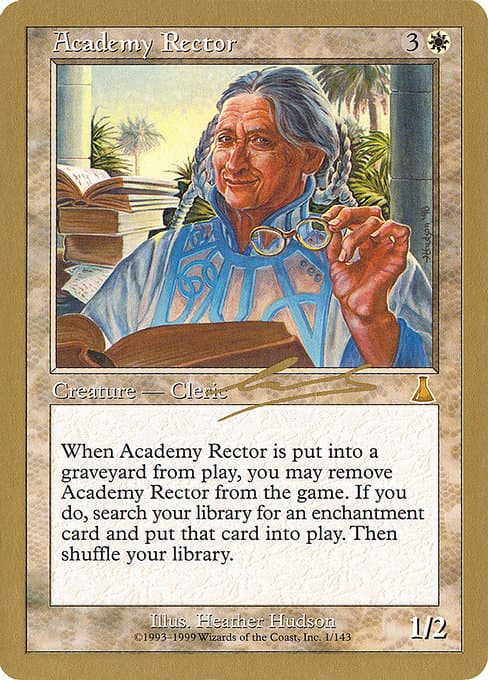 Academy Rector from World Championship Decks 2000 (Rare)