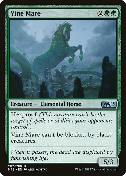 Vine Mare from Core Set 2019 (Uncommon)