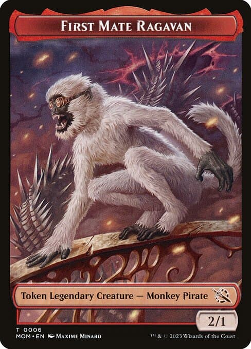 First Mate Ragavan from March of the Machine Tokens (Common)