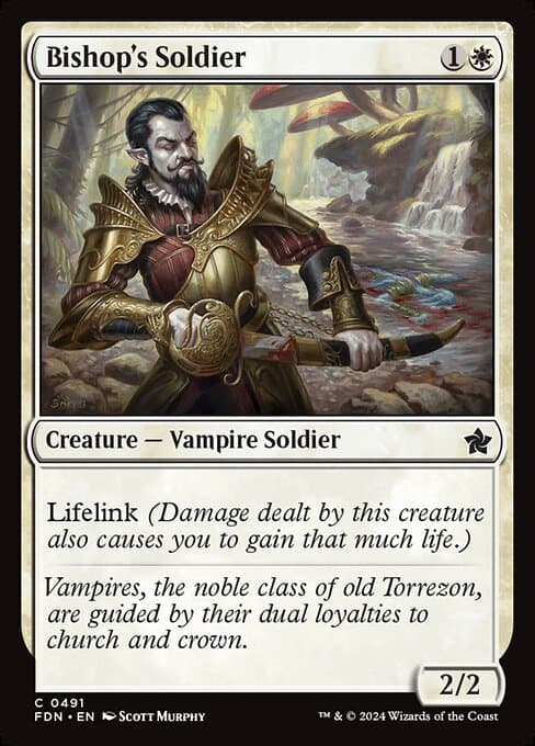 Bishop's Soldier from Foundations (Common)