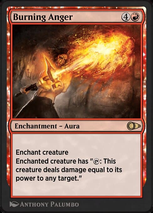 Burning Anger from Pioneer Masters (Rare)