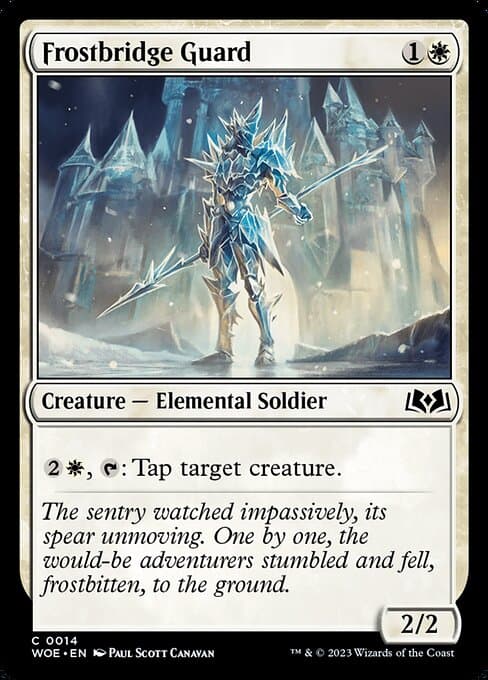 Frostbridge Guard from Wilds of Eldraine (Common)
