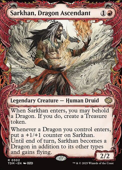 Sarkhan, Dragon Ascendant from Tarkir: Dragonstorm (Rare)