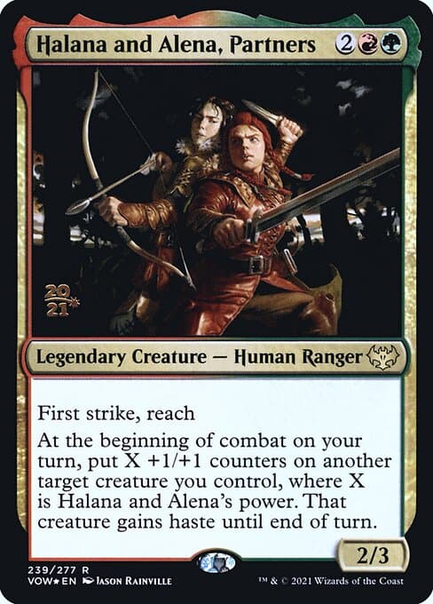 Halana and Alena, Partners from Innistrad: Crimson Vow Promos (Rare)
