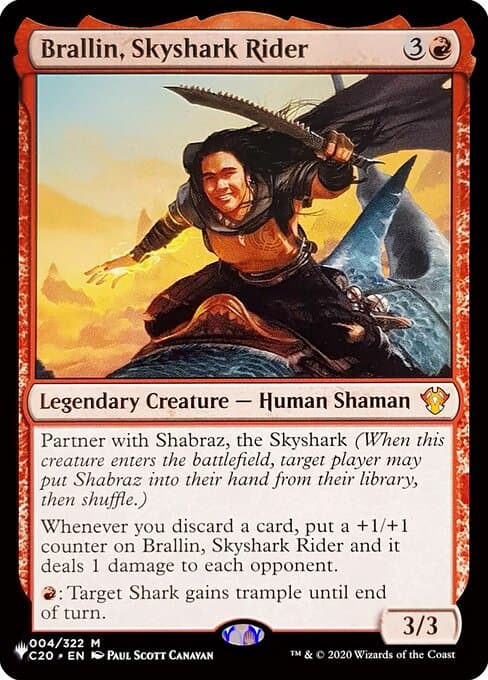 Brallin, Skyshark Rider from The List (Mythic)