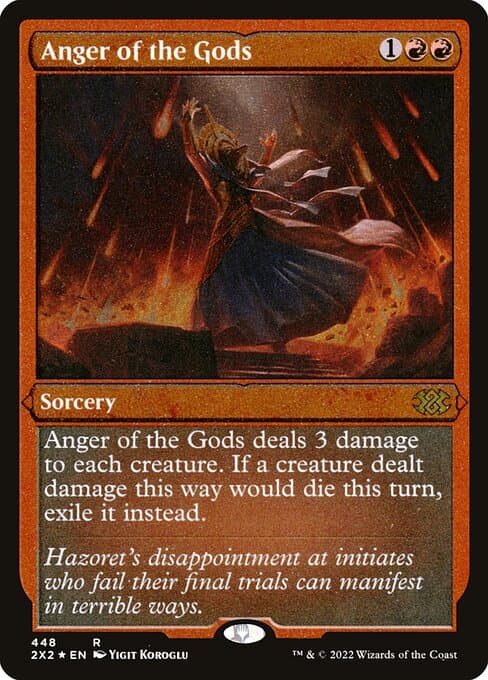 Anger of the Gods from Double Masters 2022 (Rare)