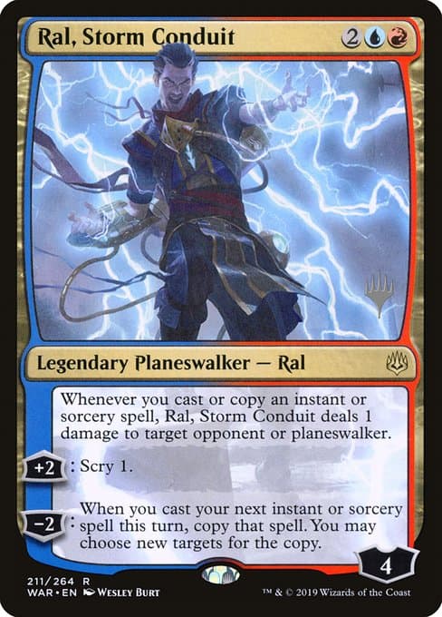 Ral, Storm Conduit from War of the Spark Promos (Rare)