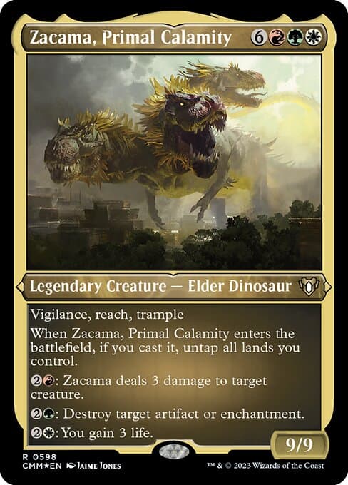 Zacama, Primal Calamity from Commander Masters (Rare)