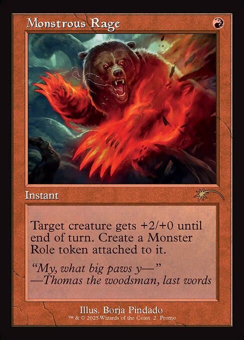 Monstrous Rage (Rare)
