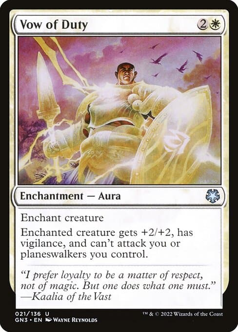 Vow of Duty from Game Night: Free-for-All (Uncommon)