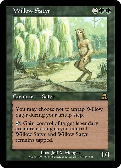 Willow Satyr from Masters Edition III (Rare)
