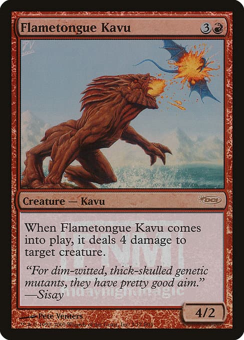 Flametongue Kavu (Rare)