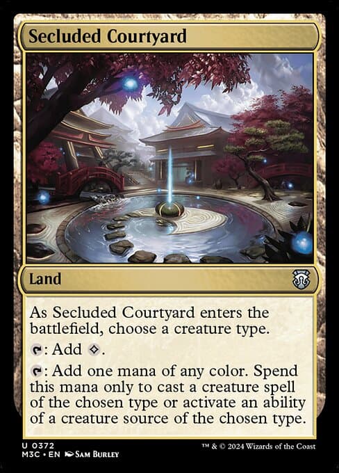 Secluded Courtyard from Modern Horizons 3 Commander (Uncommon)