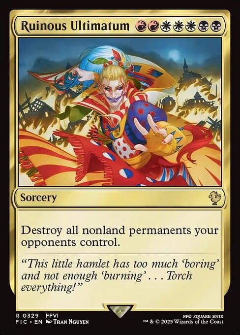 Ruinous Ultimatum from Final Fantasy Commander (Rare)