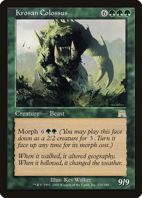 Krosan Colossus from Onslaught (Rare)