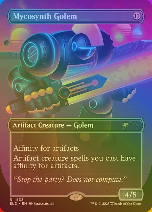 Mycosynth Golem from Secret Lair Drop (Rare)