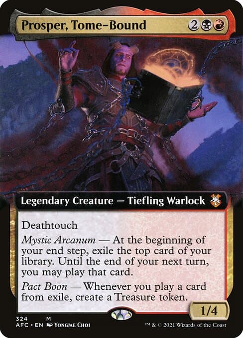 Prosper, Tome-Bound from Forgotten Realms Commander (Mythic)