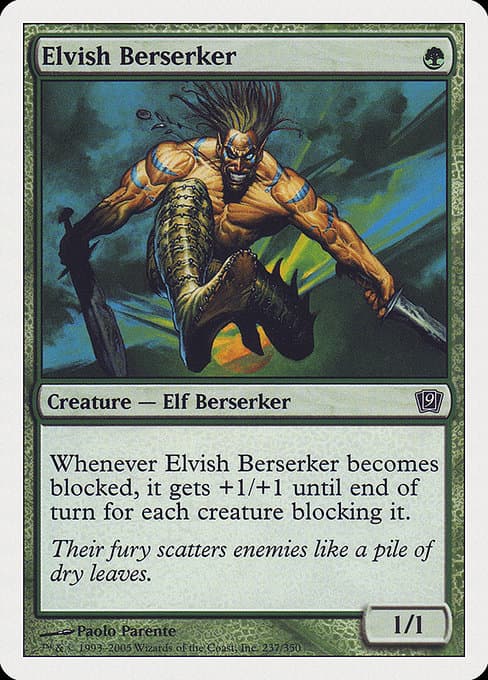Elvish Berserker from Ninth Edition (Common)