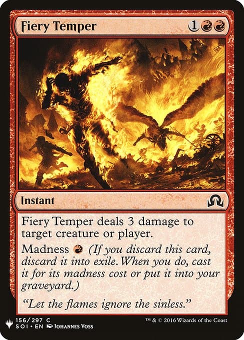 Fiery Temper from The List (Common)