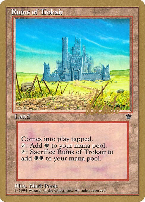 Ruins of Trokair from Pro Tour Collector Set (Uncommon)
