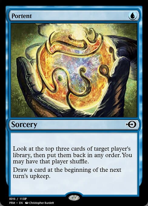 Portent from Magic Online Promos (Common)