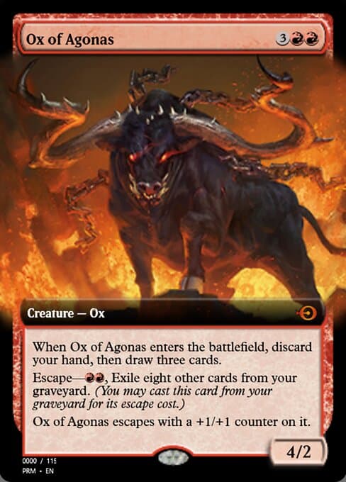 Ox of Agonas from Magic Online Promos (Mythic)