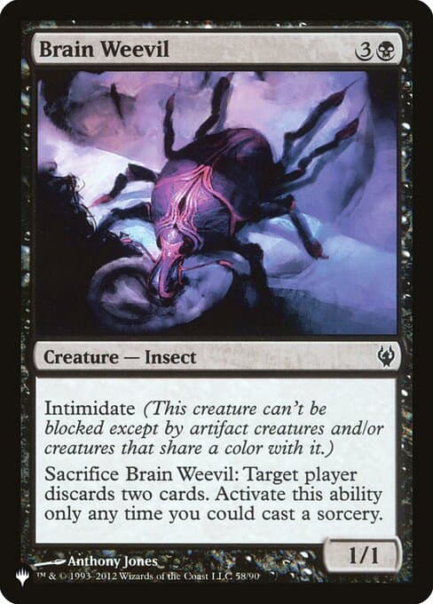 Brain Weevil from The List (Common)