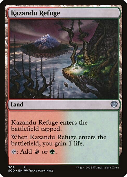 Kazandu Refuge from Starter Commander Decks (Uncommon)