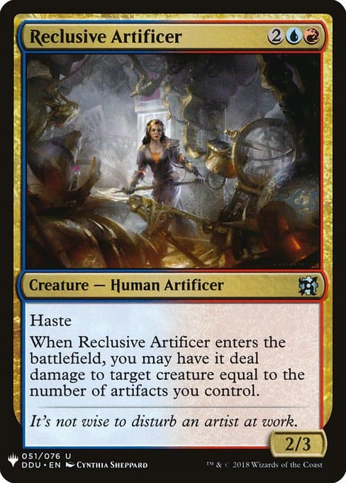 Reclusive Artificer from The List (Uncommon)