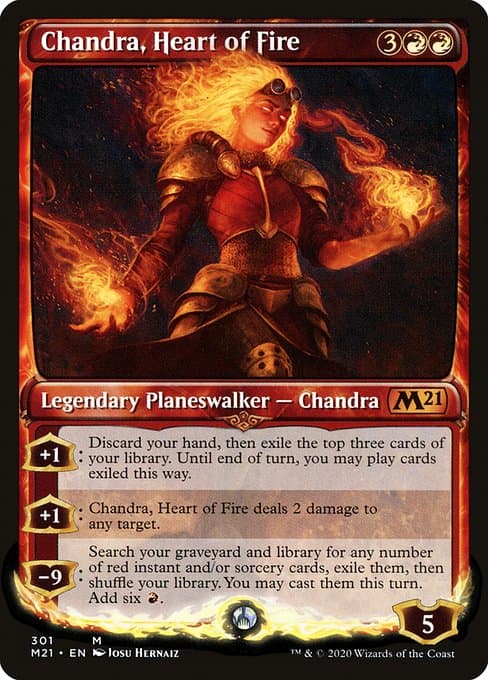 Chandra, Heart of Fire from Core Set 2021 (Mythic)