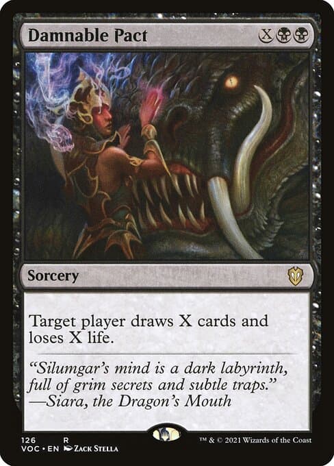 Damnable Pact from Crimson Vow Commander (Rare)