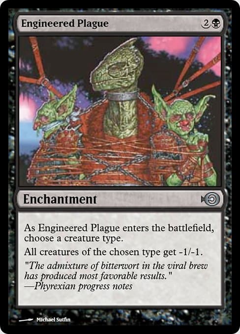 Engineered Plague from Magic Online Promos (Uncommon)