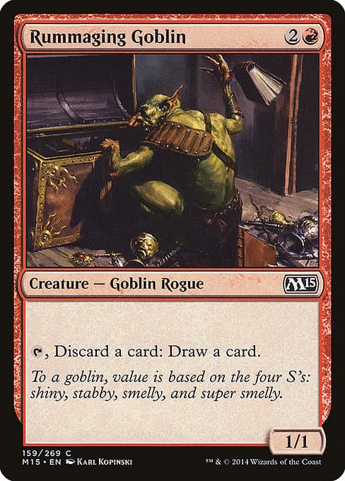 Rummaging Goblin from Magic 2015 (Common)