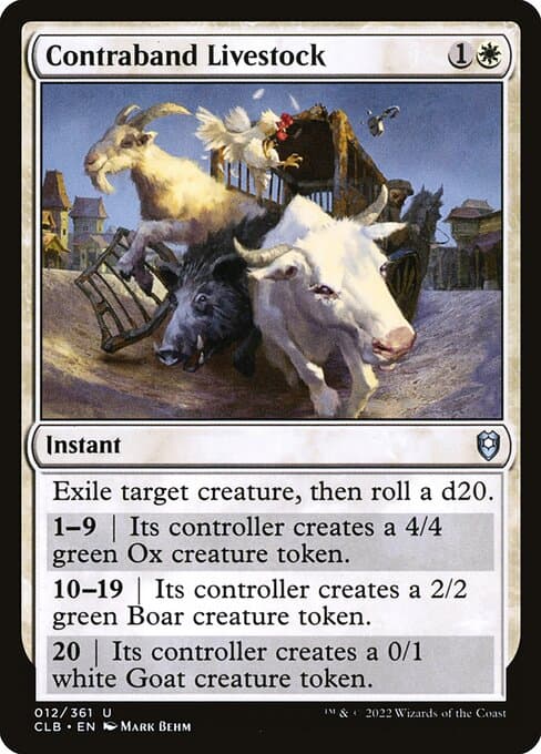 Contraband Livestock (Uncommon)