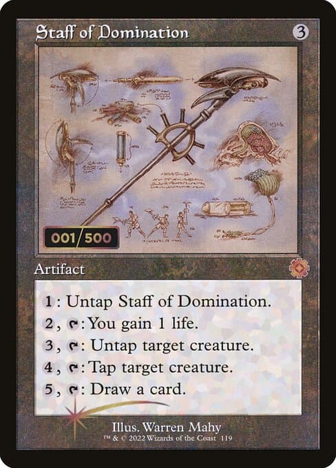 Staff of Domination from The Brothers' War Retro Artifacts (Mythic)