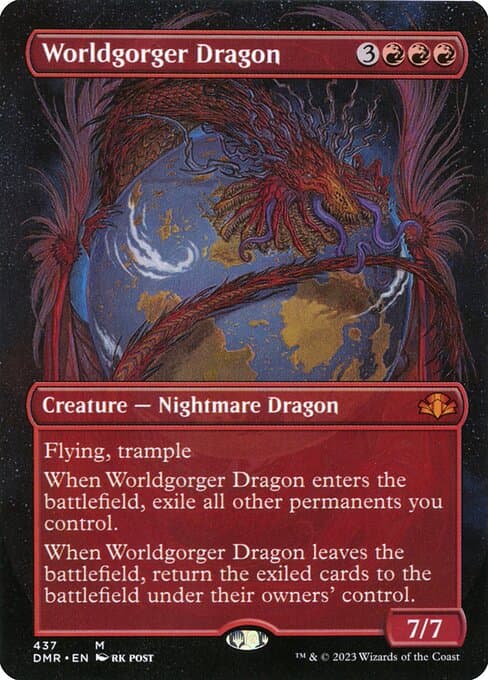 Worldgorger Dragon from Dominaria Remastered (Mythic)