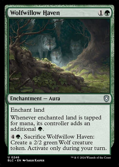 Wolfwillow Haven from Bloomburrow Commander (Uncommon)