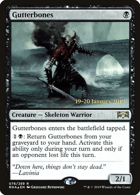 Gutterbones from Ravnica Allegiance Promos (Rare)