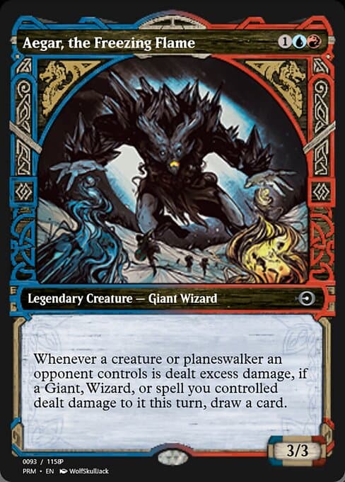 Aegar, the Freezing Flame from Magic Online Promos (Uncommon)