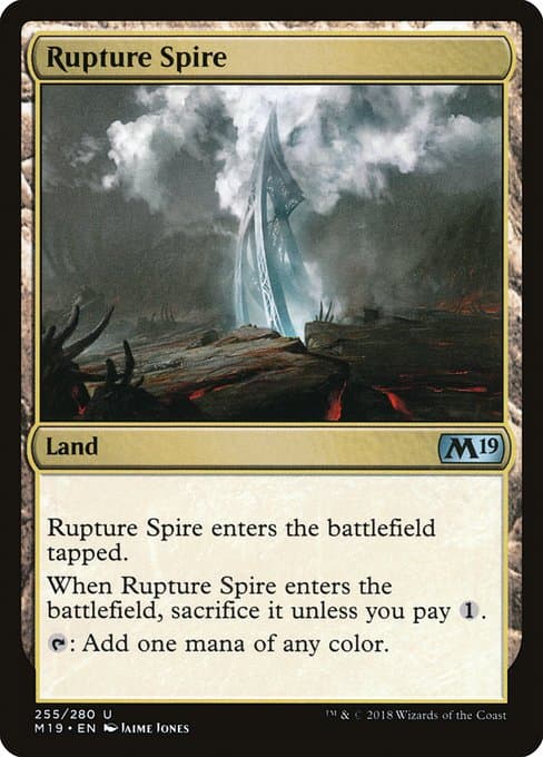Rupture Spire from Core Set 2019 (Uncommon)